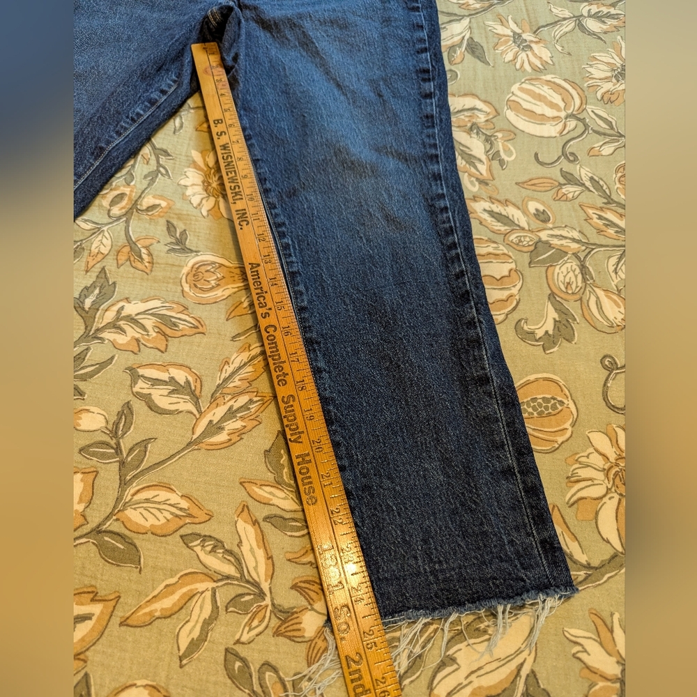 high rise curvy straight button fly jeans Old Navy - Picture 2 of 8